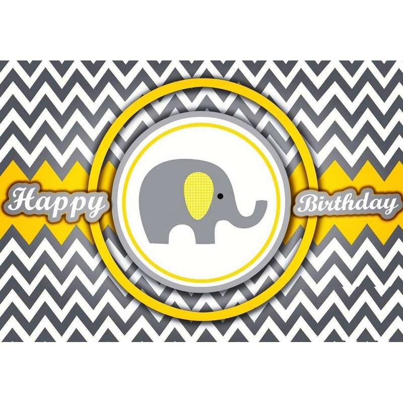 بنر تولد طرح فیل کوچولو کد 60-01 