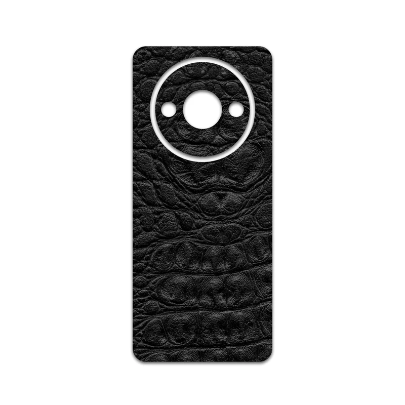 برچسب پوششی ماهوت مدل Black-Crocodile-Leather مناسب برای گوشی موبایل شیائومی Redmi A3x