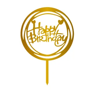 تاپر کیک تولد مدل happy birthday کد H24