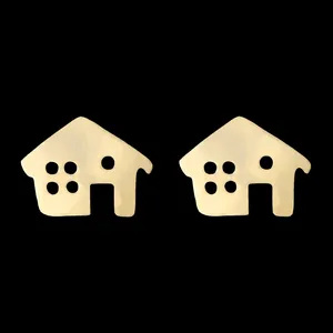 گوشواره طلا 18 عیار زنانه آمانژ کد D10022