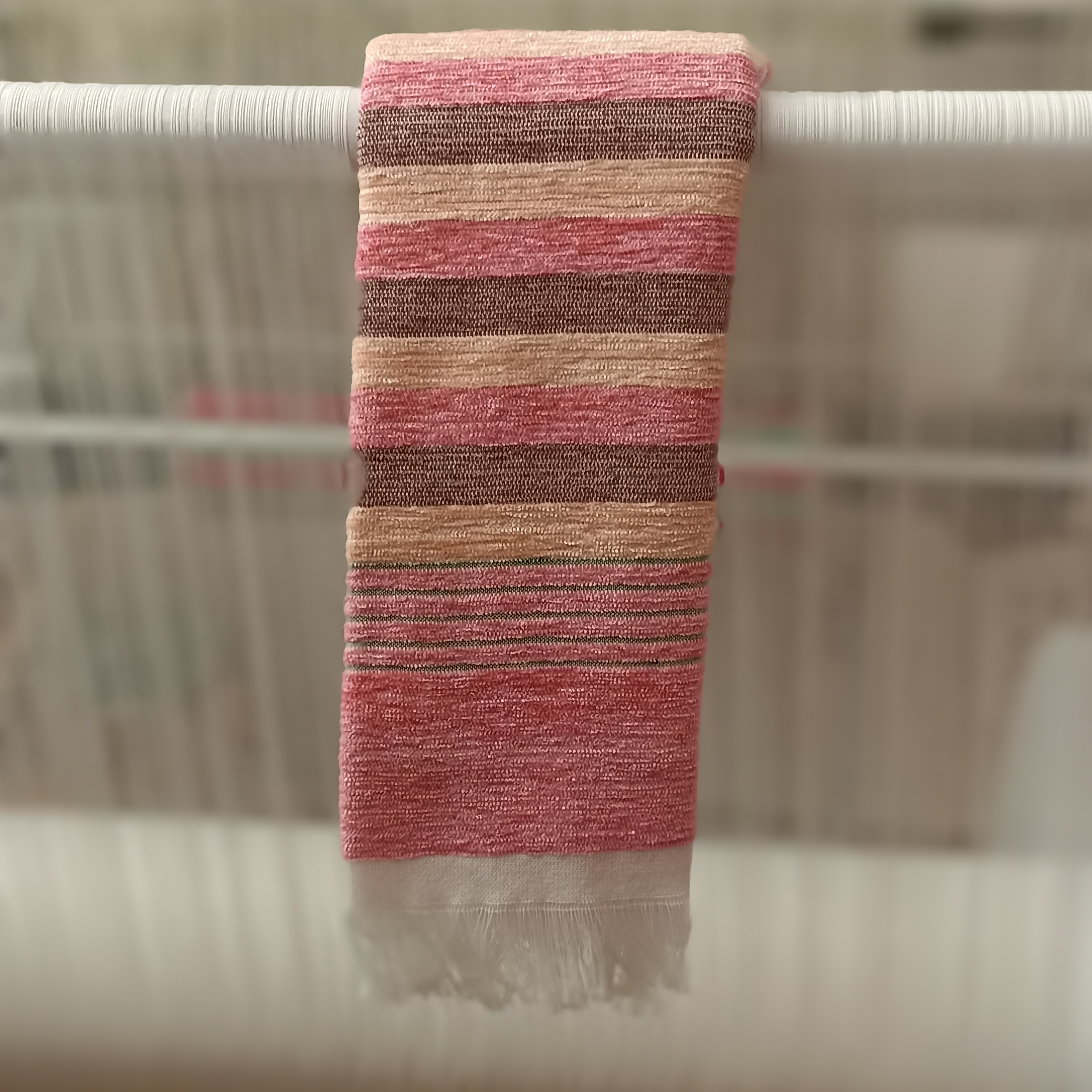 حوله محلی سنتی مدل دستبافت مخمل کد 52  بسته 6 عددی