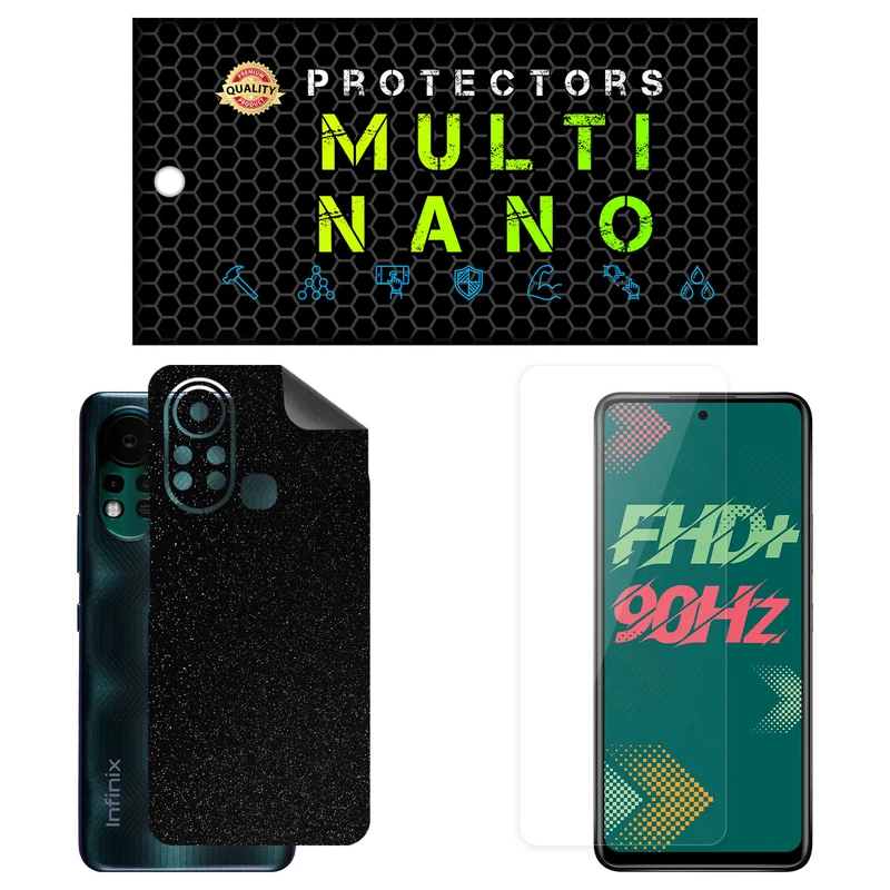 محافظ صفحه نمایش مولتی نانو مدل X-SFG مناسب برای گوشی موبایل اینفینیکس Hot 11S به همراه برچسب پوششی