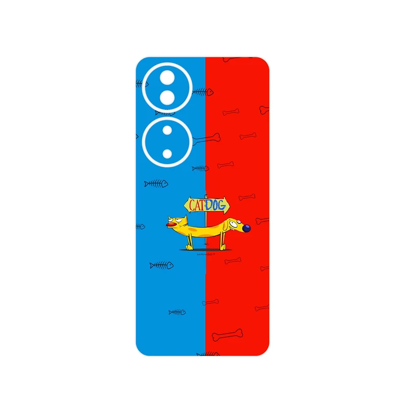 برچسب پوششی ماهوت مدل CatDog مناسب برای گوشی موبایل آنر X7b