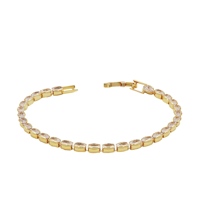 دستبند زنانه مدل جواهری نگینی کد TBR 112