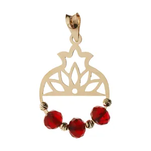 آویز گردنبند طلا 18 عیار زنانه مایا ماهک مدل MM1404