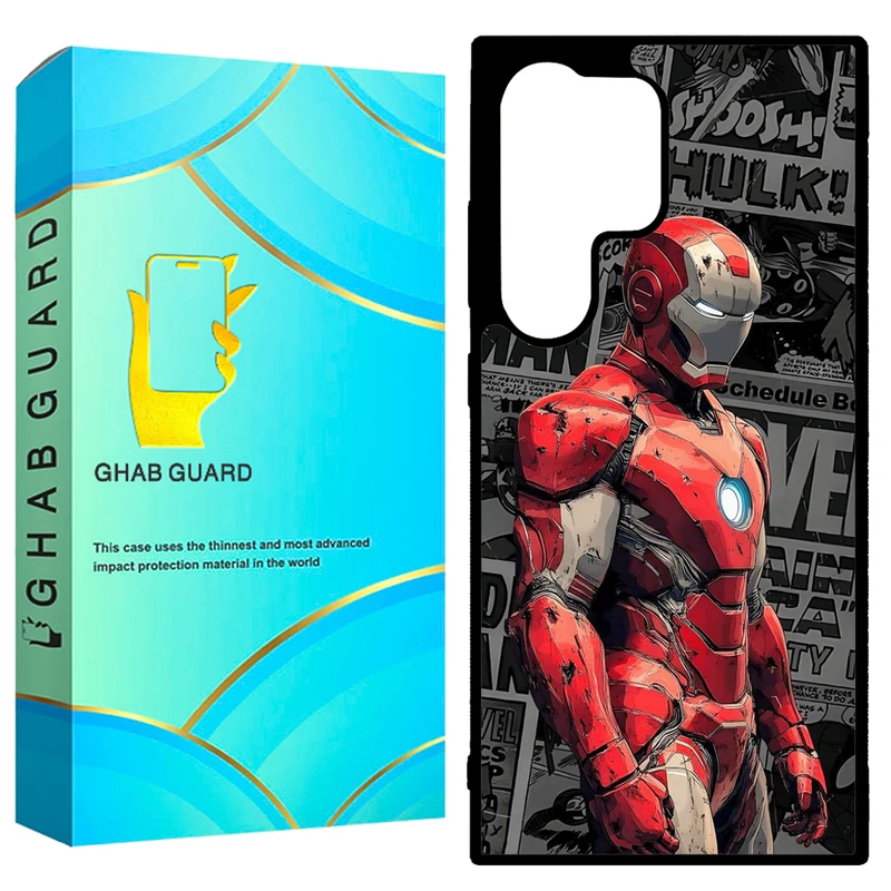 کاور قاب گارد طرح آیرون من مدل GCHPD24U مناسب برای گوشی موبایل سامسونگ Galaxy S24 Ultra 5G