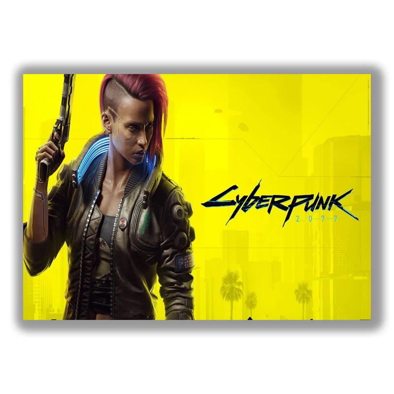 تابلو شاسی مدل cyberpunk کد GRL-b-YLW