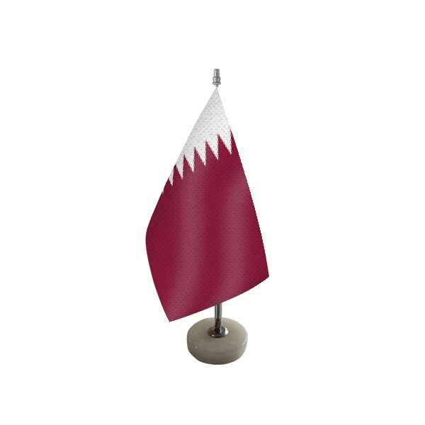 پرچم رومیزی مدل قطر