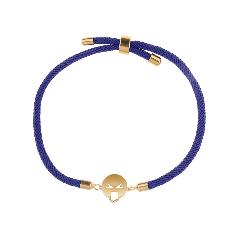 دستبند طلا 18 عیار زنانه مدوپد مدل ایموجی کد D15-10108