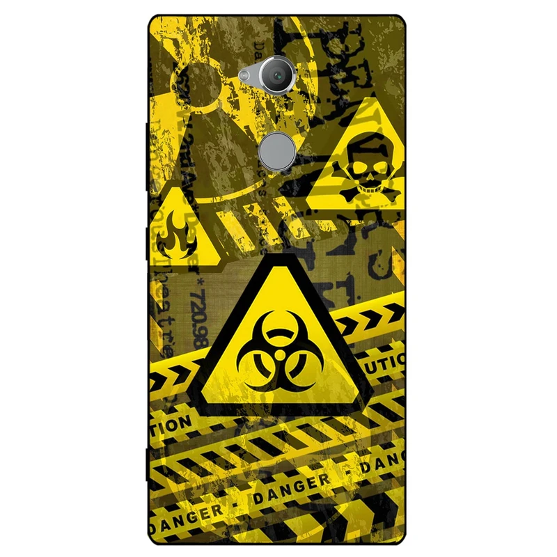 کاور مگافون طرح خطر مدل 7703 مناسب برای گوشی موبایل سونی Xperia L2