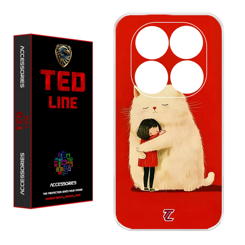 کاور تدلاین طرح گربه کد 1170 مناسب برای گوشی موبایل شیائومی Poco X7 / Redmi Note 14 Pro 4G