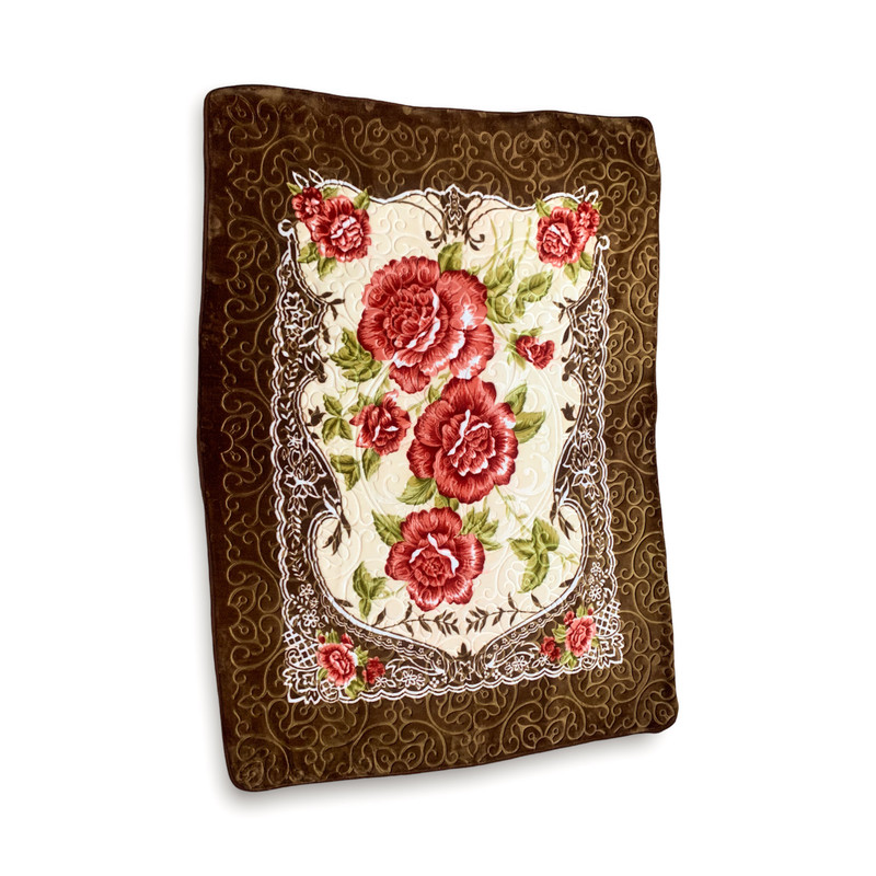 پتو گلبافت مدل برجسته کد 32_126سایز 220x160 سانتی متر