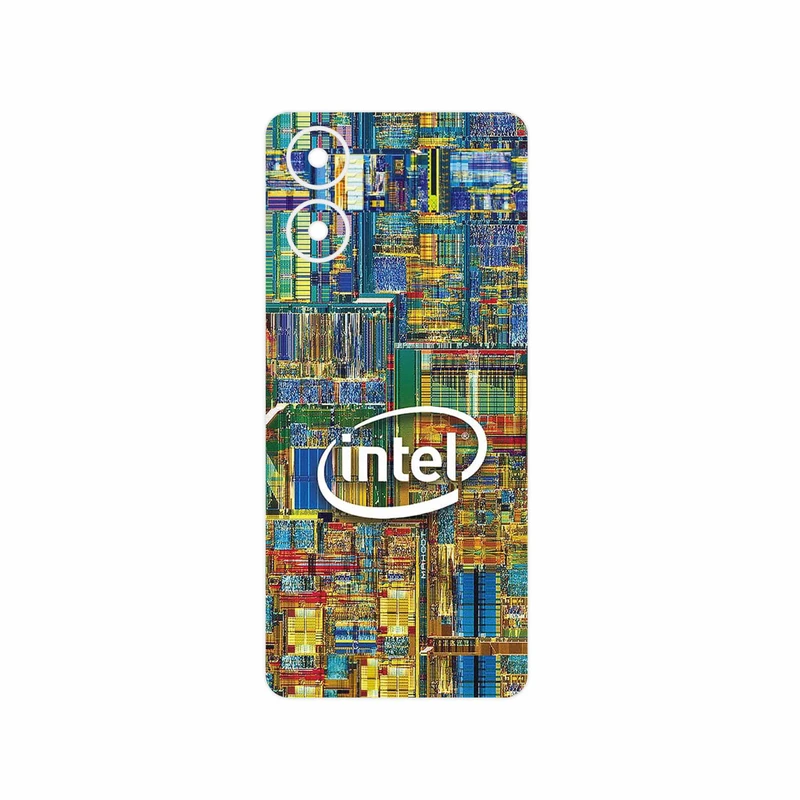 برچسب پوششی ماهوت مدل Intel مناسب برای گوشی موبایل موتورولا Moto G04s
