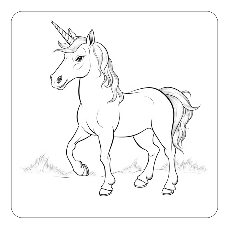 مگنت کاکتی طرح اسب تک شاخ و یونیکورن مدل mp30020