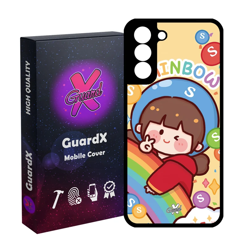 کاور گارد ایکس طرح Girl مدل Glass10520 مناسب برای گوشی موبایل سامسونگ Galaxy S21 FE