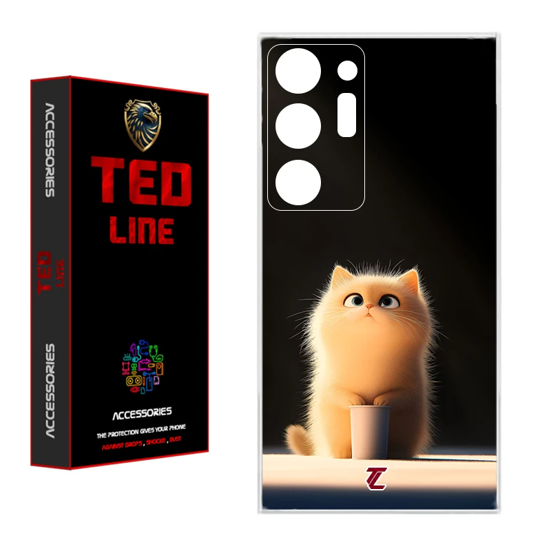 کاور تدلاین طرح گربه کد 1217 مناسب برای گوشی موبایل سامسونگ Galaxy Note 20 Ultra