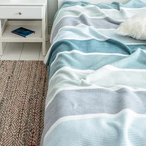 پتو ال سی دابلیو هوم مدل Key Line Mavi سایز 150x200 سانتی متر