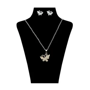 نیم ست دخترانه طرح پروانه کد 150293