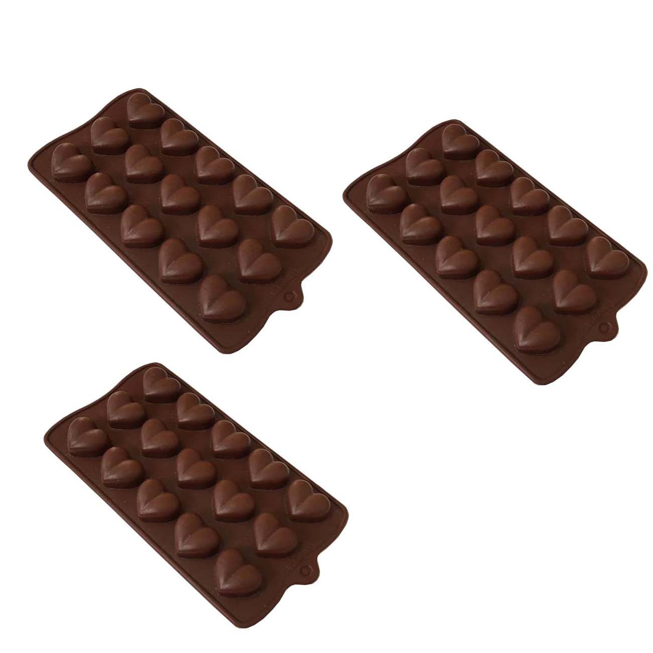 قالب شکلات مدل قلب كوچك بسته 3 عددي