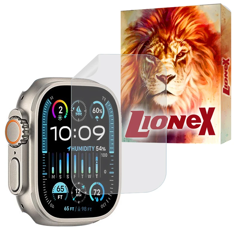 محافظ صفحه نمایش لایونکس مدل SMWL مناسب برای ساعت هوشمند اپل Watch Ultra 2 49mm