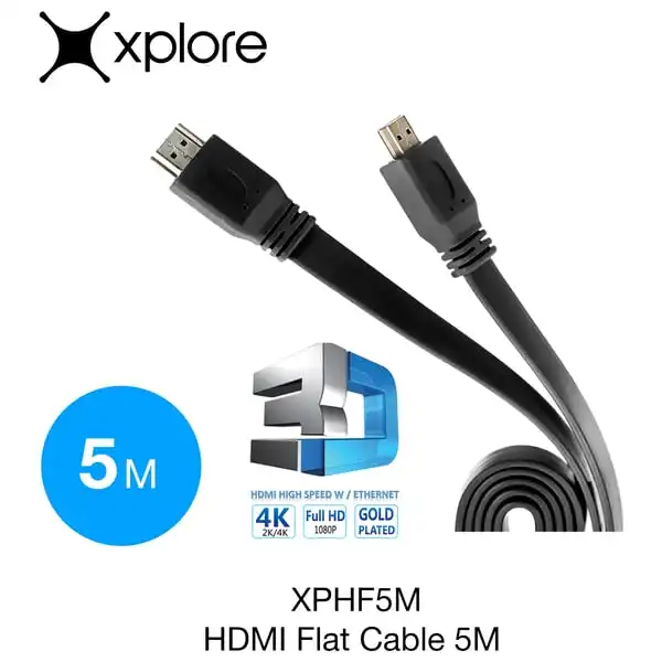 کابل HDMI اکسپلور مدل فلت XPHF5M طول 5 متر