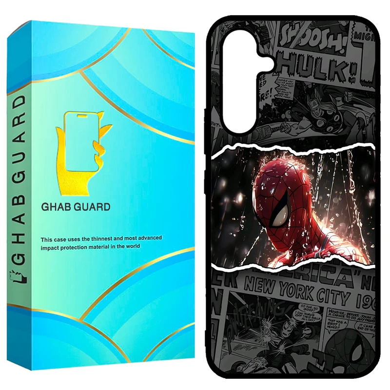 کاور قاب گارد طرح اسپایدر من مدل GCHPA54 مناسب برای گوشی موبایل سامسونگ  Galaxy A54 5G