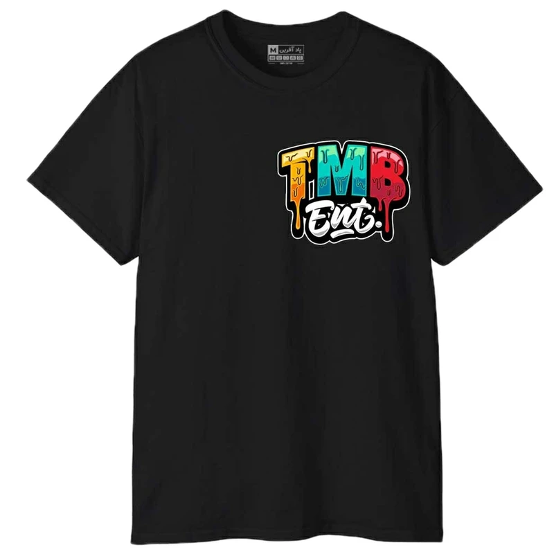 تی‌شرت آستین کوتاه مردانه پاد آفرین مدل کلمه انگلیسی کد 1865