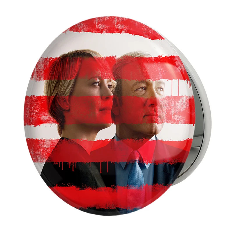 آینه جیبی خندالو طرح سریال House Of Cards مدل تاشو کد 28151 