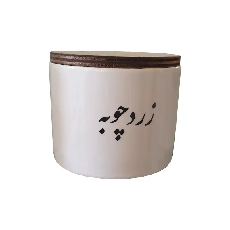 بانکه سرامیکی مدل تکست طرح زردچوبه کد SM