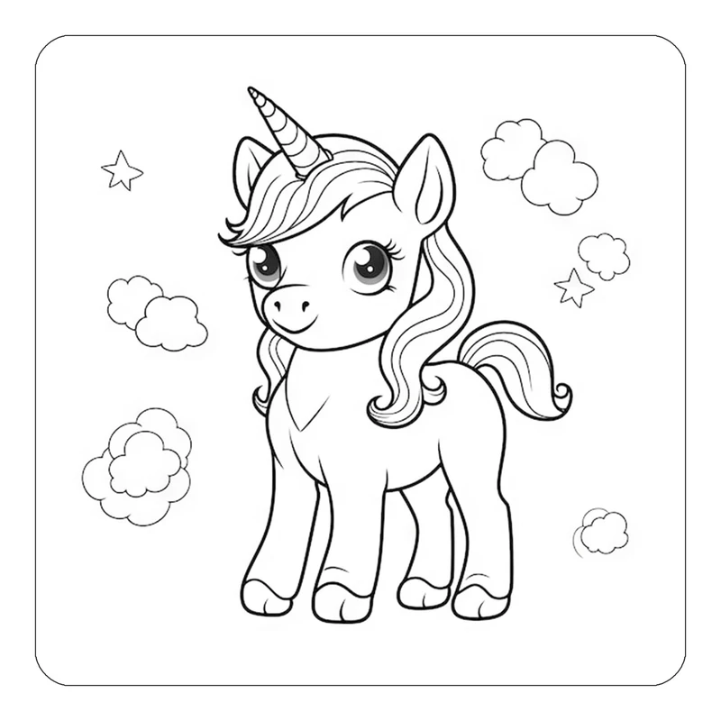 مگنت کاکتی طرح اسب تک شاخ و یونیکورن مدل mp31974