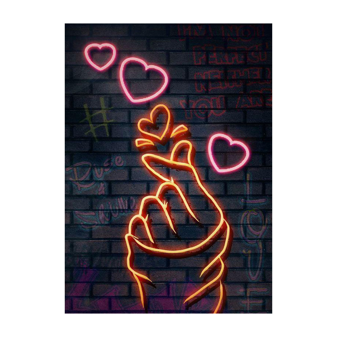 کارت پستال بادکنک آبی طرح عشق مدل Love3