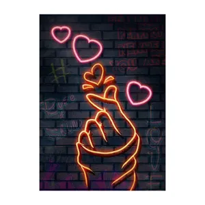کارت پستال بادکنک آبی طرح عشق مدل Love3