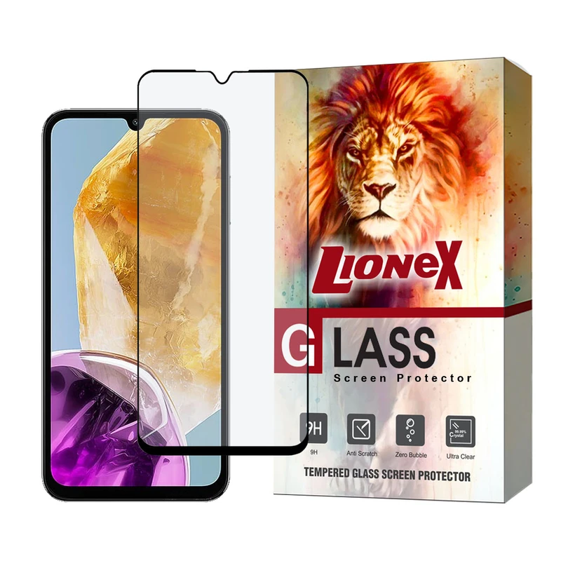 محافظ صفحه نمایش سرامیکی مات لایونکس مدل CRMBLUEL مناسب برای گوشی موبایل سامسونگ Galaxy M15