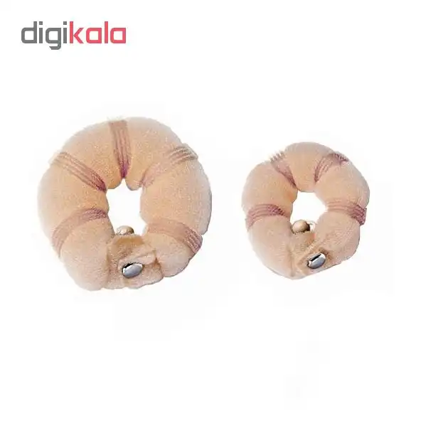 کش موی هات بانز کد 4488 رنگ کرم  مجموعه 2 عددی سایز 95A