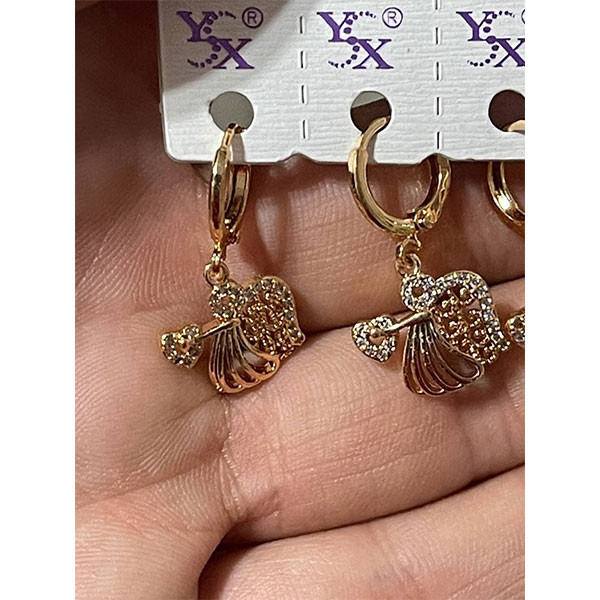 گوشواره زنانه وای اس ایکس مدل فرشته کد 65051