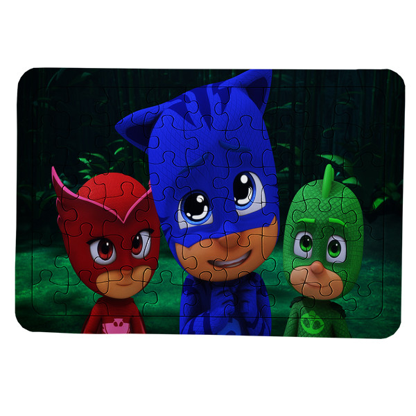 پازل 54 تکه طرح انیمیشن شب نقاب کد Lz15