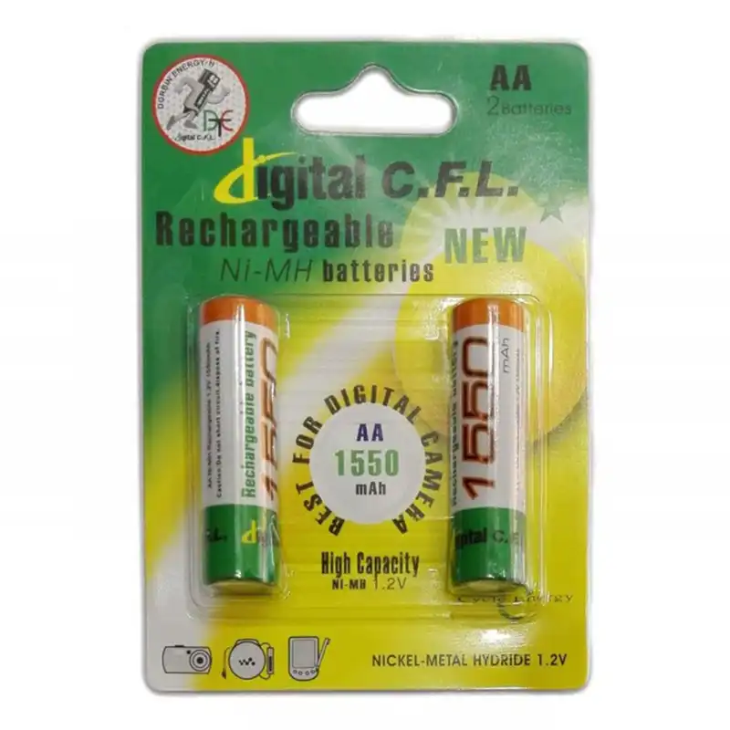 باتری قلمی قابل شارژ سی اف ال مدل 1550 mah