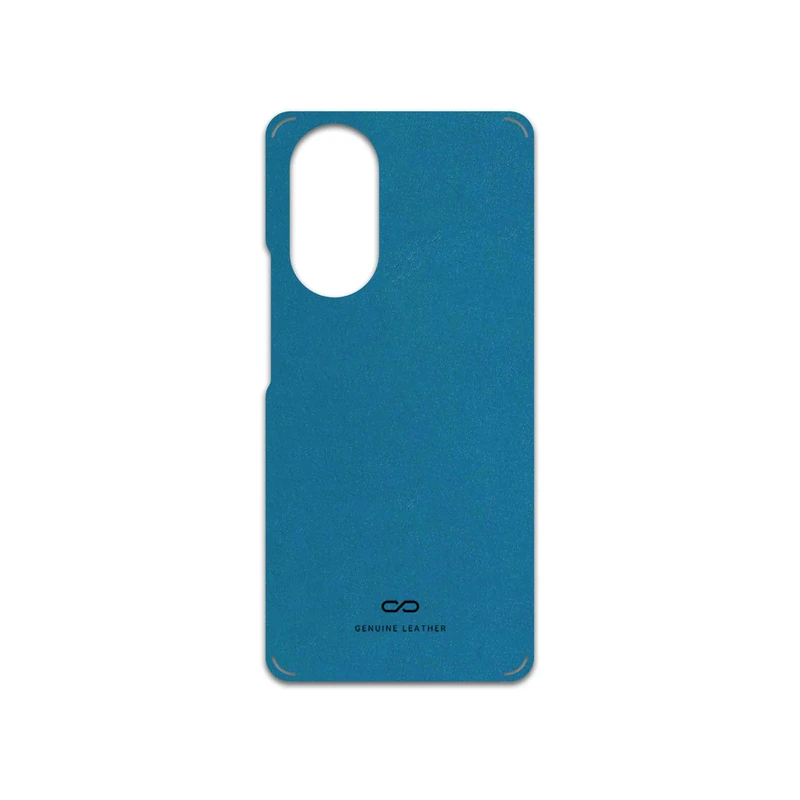 برچسب پوششی ماهوت مدل Blue-Leather مناسب برای گوشی موبایل آنر 50