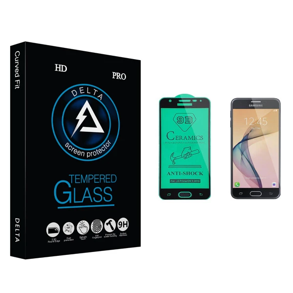 محافظ صفحه نمایش سرامیکی دلتا مدل Fit مناسب برای گوشی موبایل سامسونگ Galaxy J5 Prime
