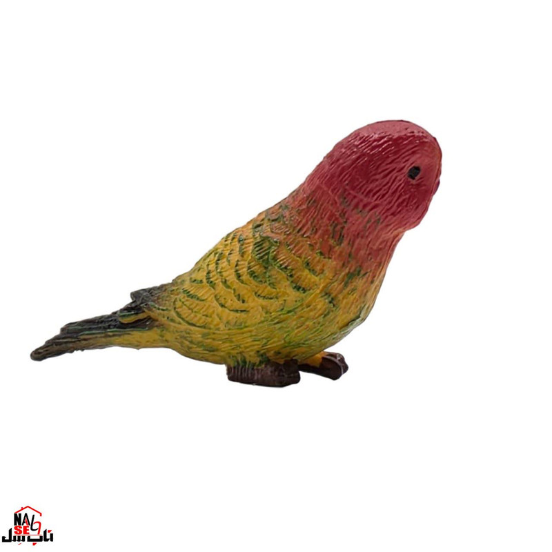 فیگور ناب سل مدل مرغ عشق کد BUDGERIGAR NAAB007 ارتفاع 3 سانتی متر