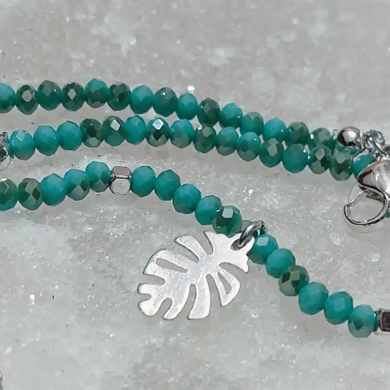 پابند زنانه اکسسورایز مدل برگ