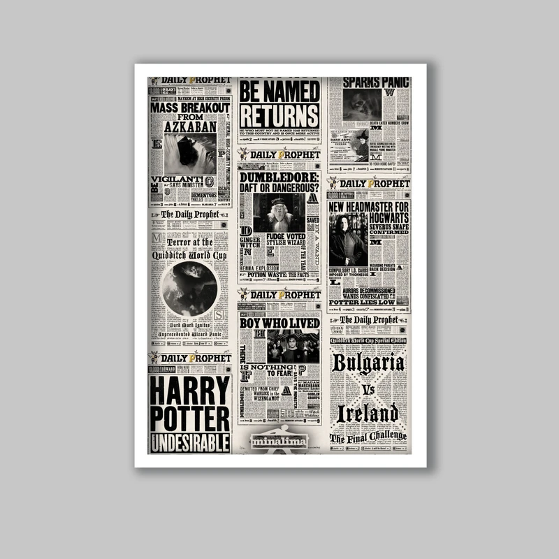 تابلو لیلیان طرح هری پاتر کد LA-G11424