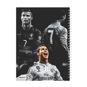 دفترچه یادداشت 50 برگ آلبالو مدل رونالدو کد 1149