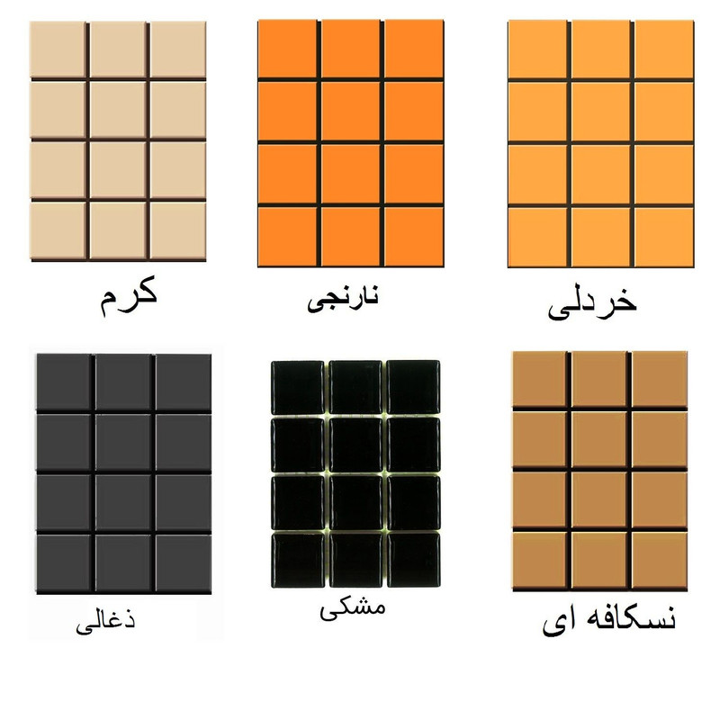 کاشی مدل استخری کد E10 مجموعه 72 عددی