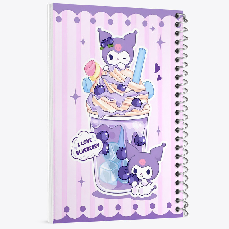 دفتر نقاشی 50 برگ خندالو طرح کرومی (Kuromi) کد N4203