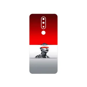 MAHOOT Collage of surreal Portrait of Women 1 Cover Sticker for Nokia 5.1 Plus