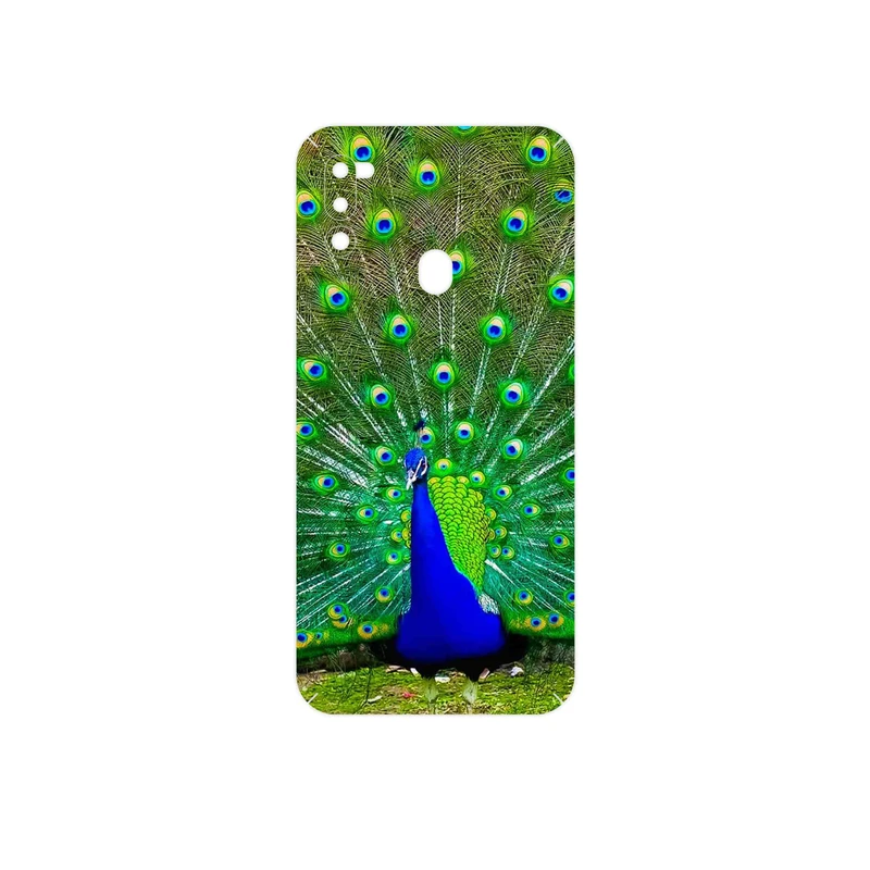 برچسب پوششی ماهوت مدل Peacock مناسب برای گوشی موبایل سامسونگ Galaxy M21 (2021) Edition