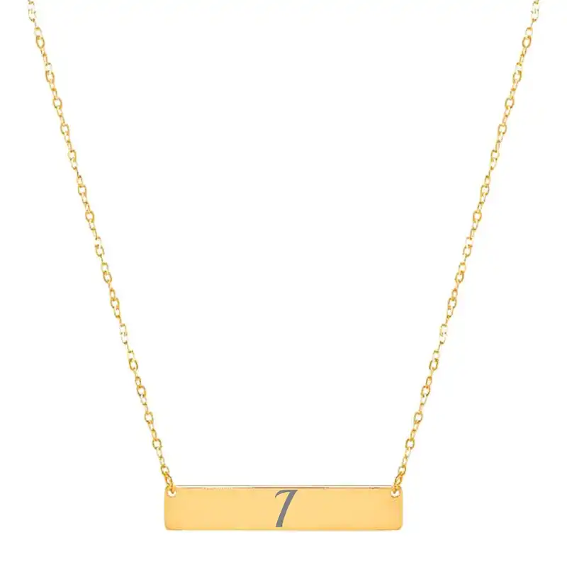 گردنبند طلا 18 عیار زنانه لیردا مدل حرف I