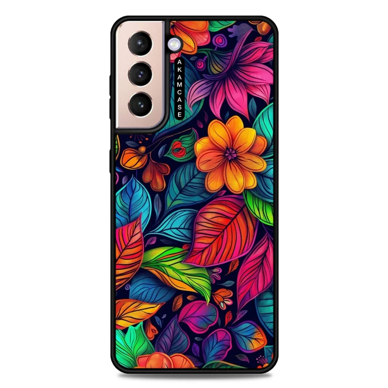 کاور آکام مدل AMC-WSGS21P-FLOWERS-36 مناسب برای گوشی موبایل سامسونگ Galaxy S21 Plus
