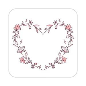 زیر لیوانی کاکتی طرح عاشقانه مدل mp37850